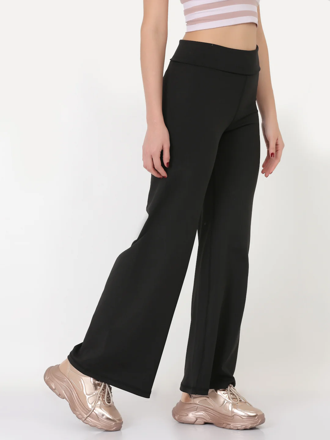 Black Ultra Flare Leggings - Image 4