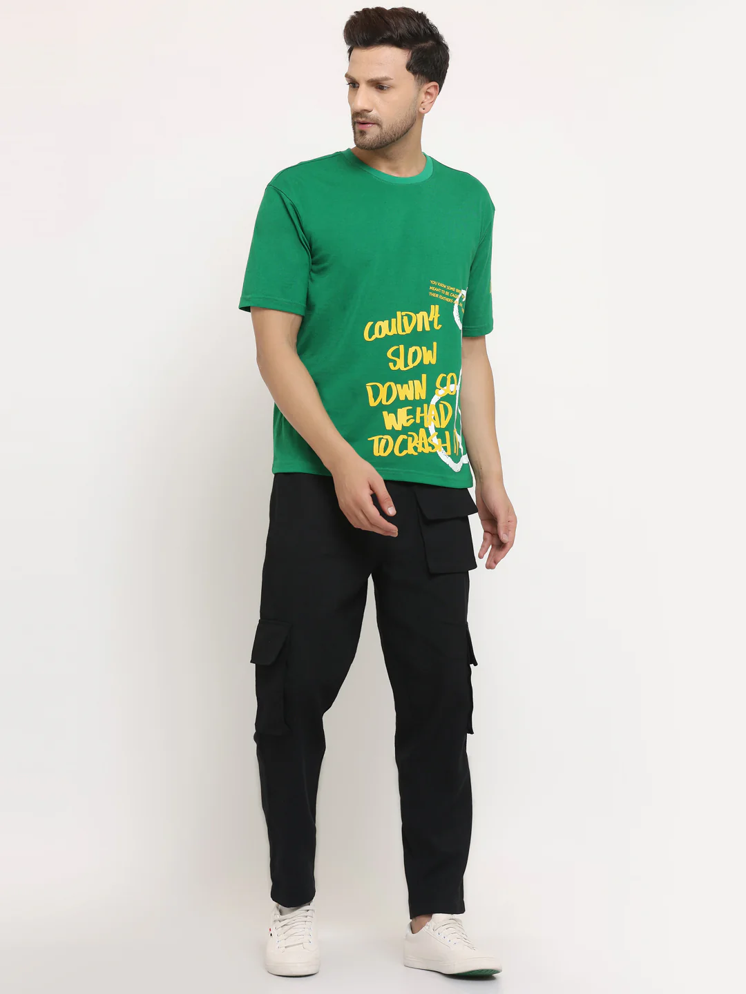 Black Multi-Pocket Cargo Pants - Image 6