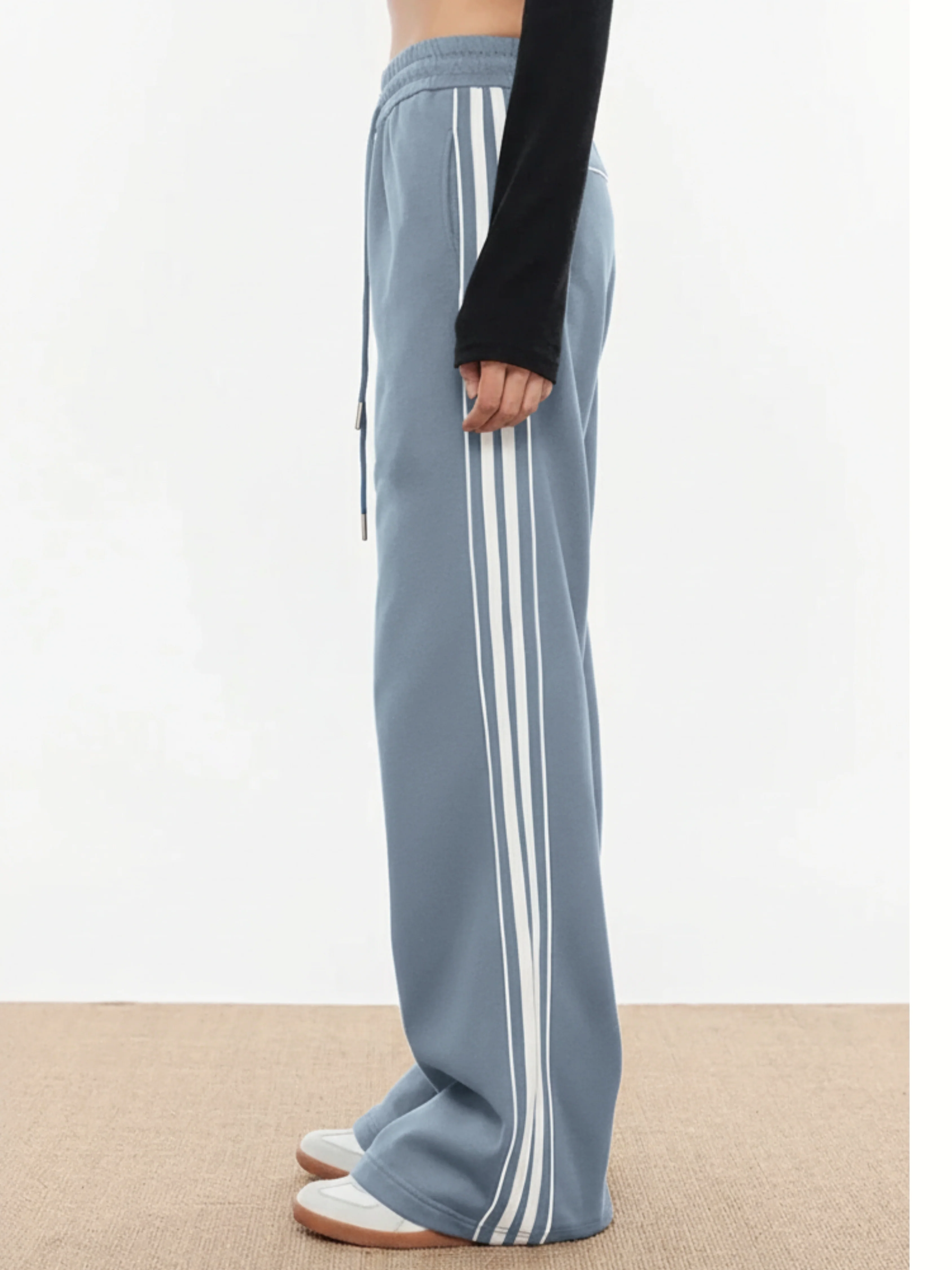 Cerise Stripe Trackpants - Image 7
