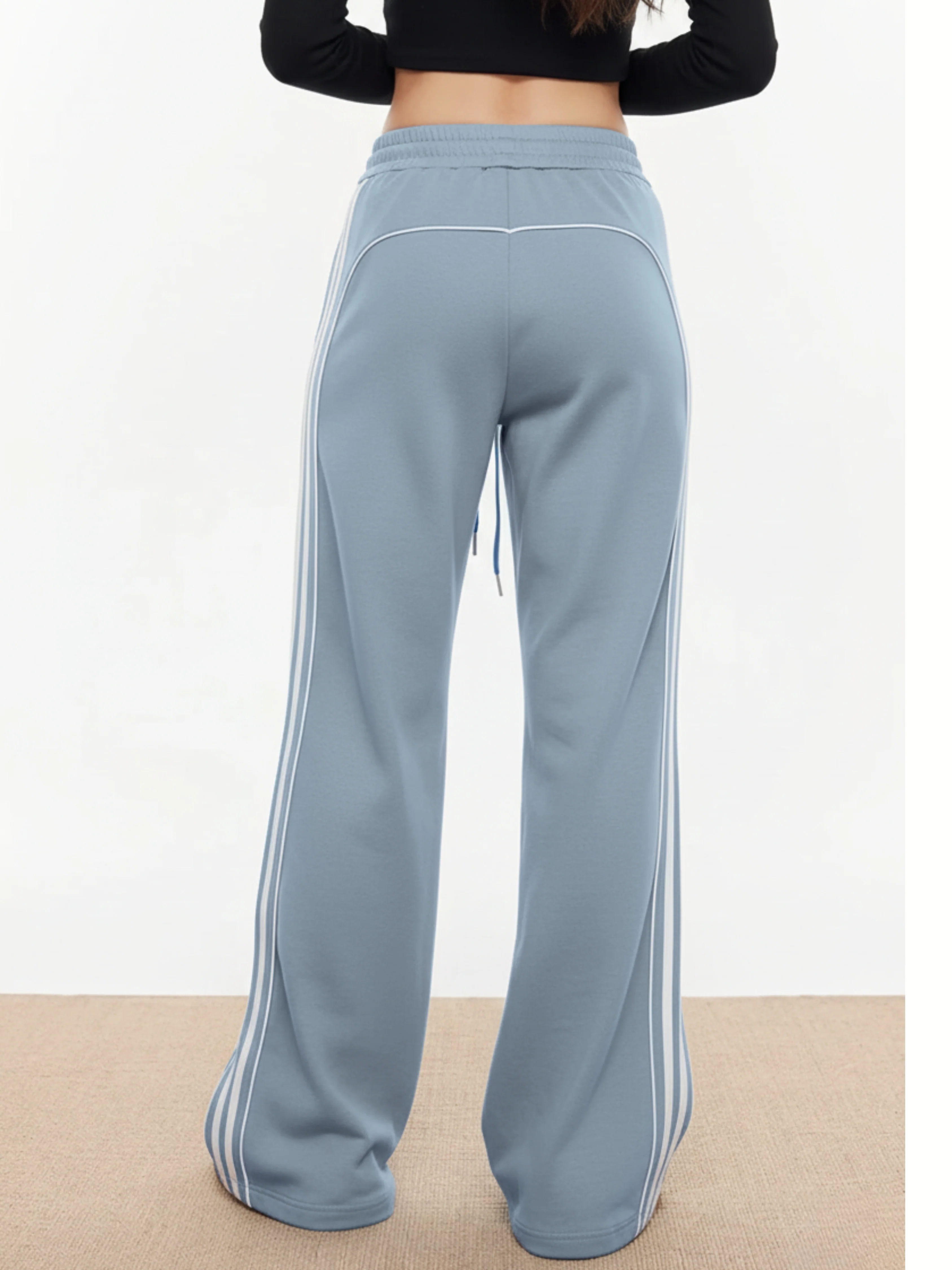 Cerise Stripe Trackpants - Image 9