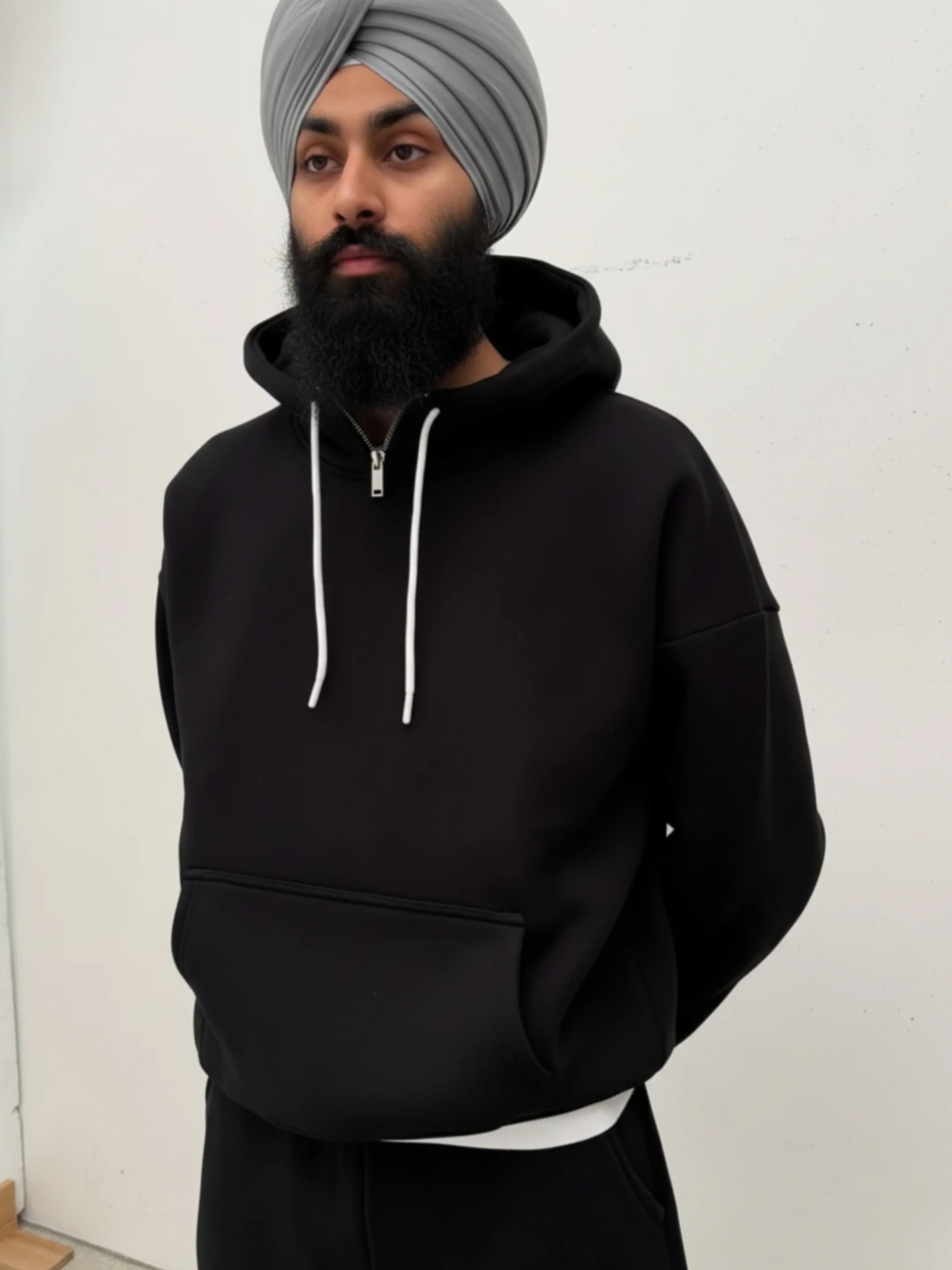 Cozy Half Zip Hoodie - Image 8