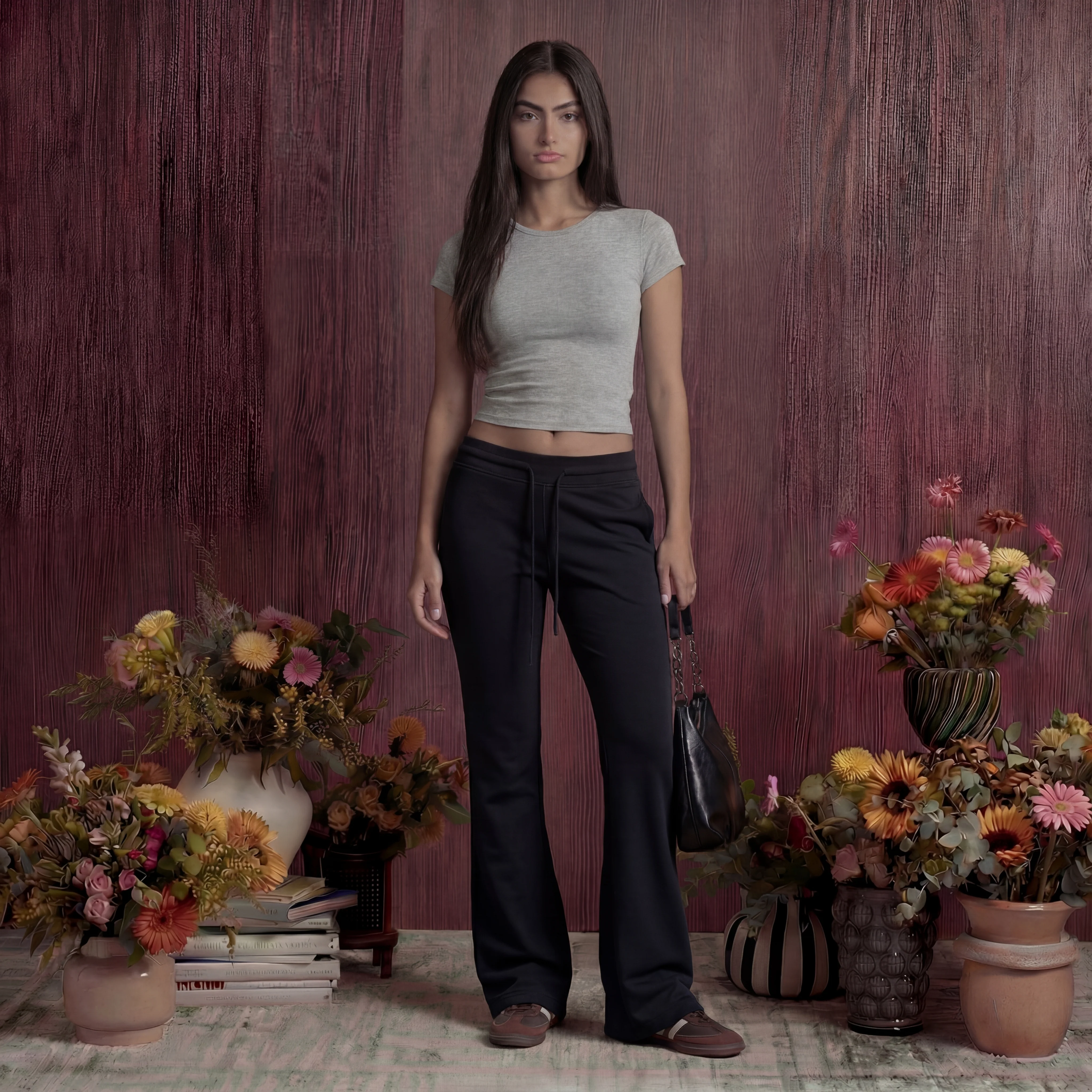 Low Rise Flared Sweatpants - Image 10