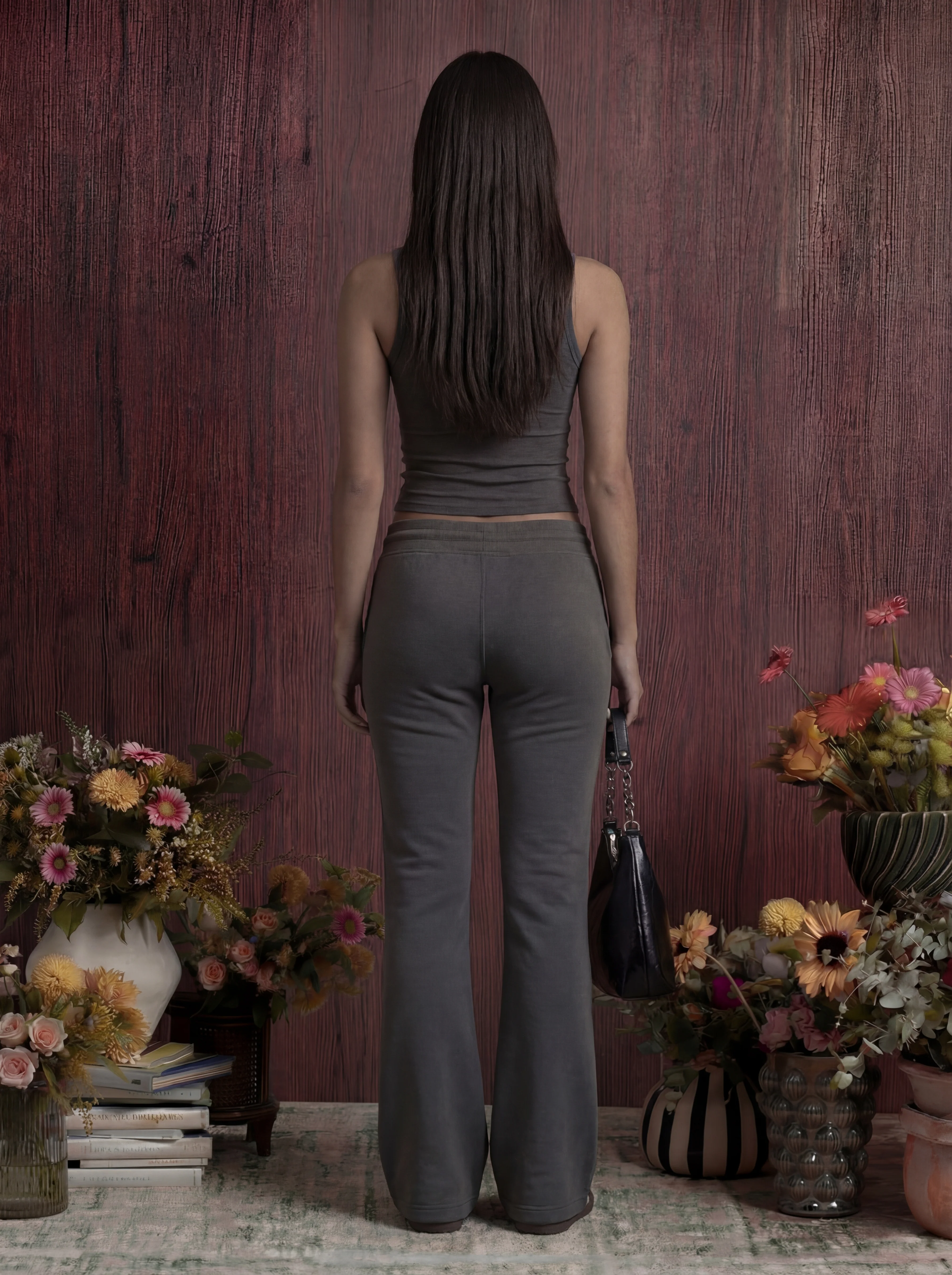 Low Rise Flared Sweatpants - Image 3