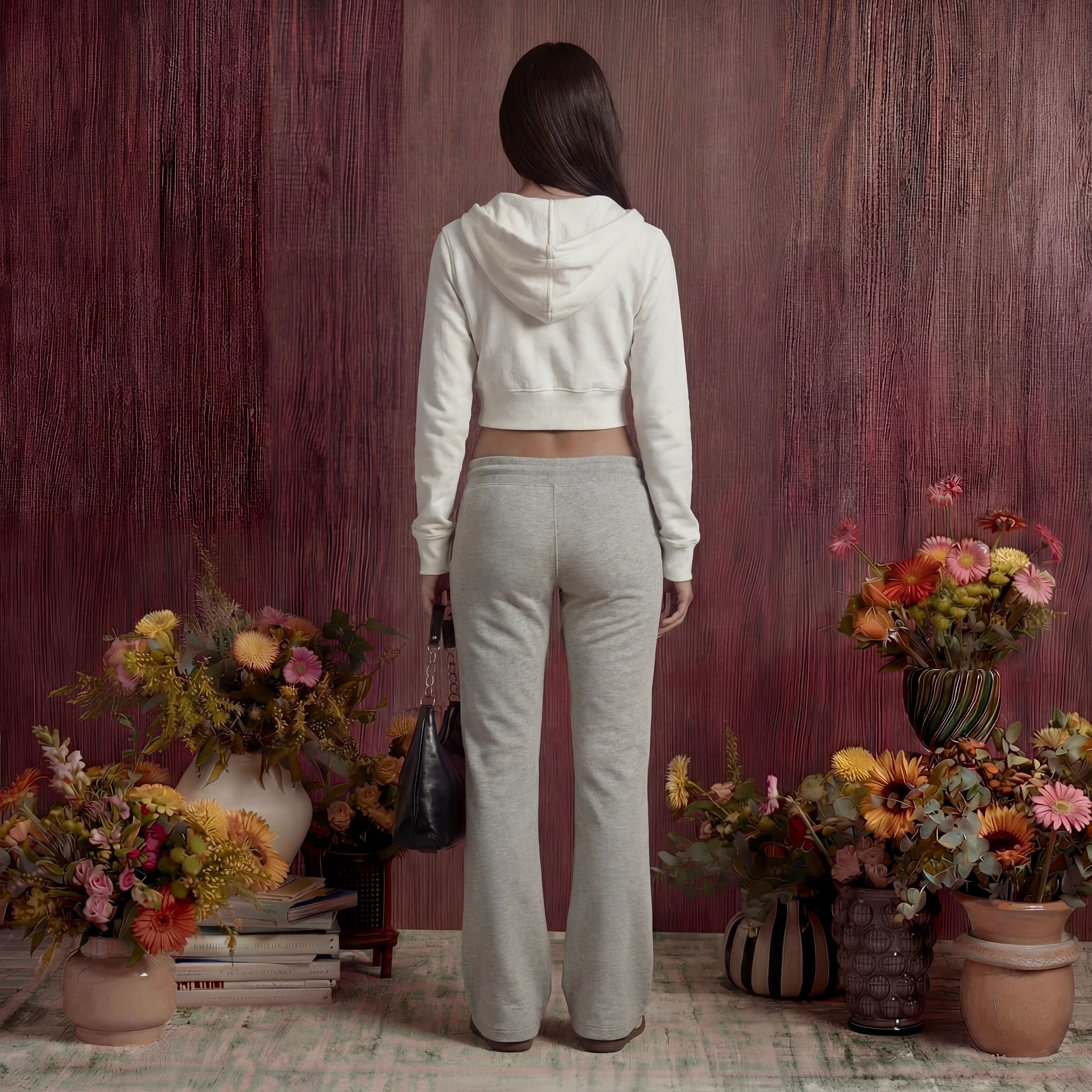 Low Rise Flared Sweatpants - Image 6
