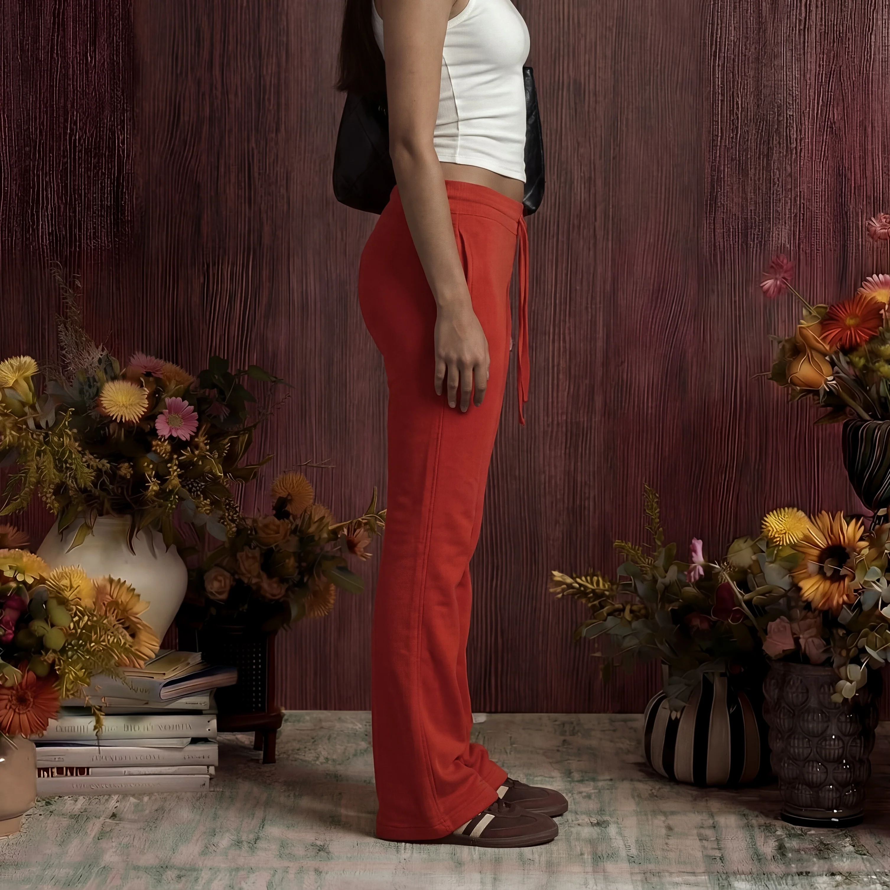 Low Rise Flared Sweatpants - Image 8