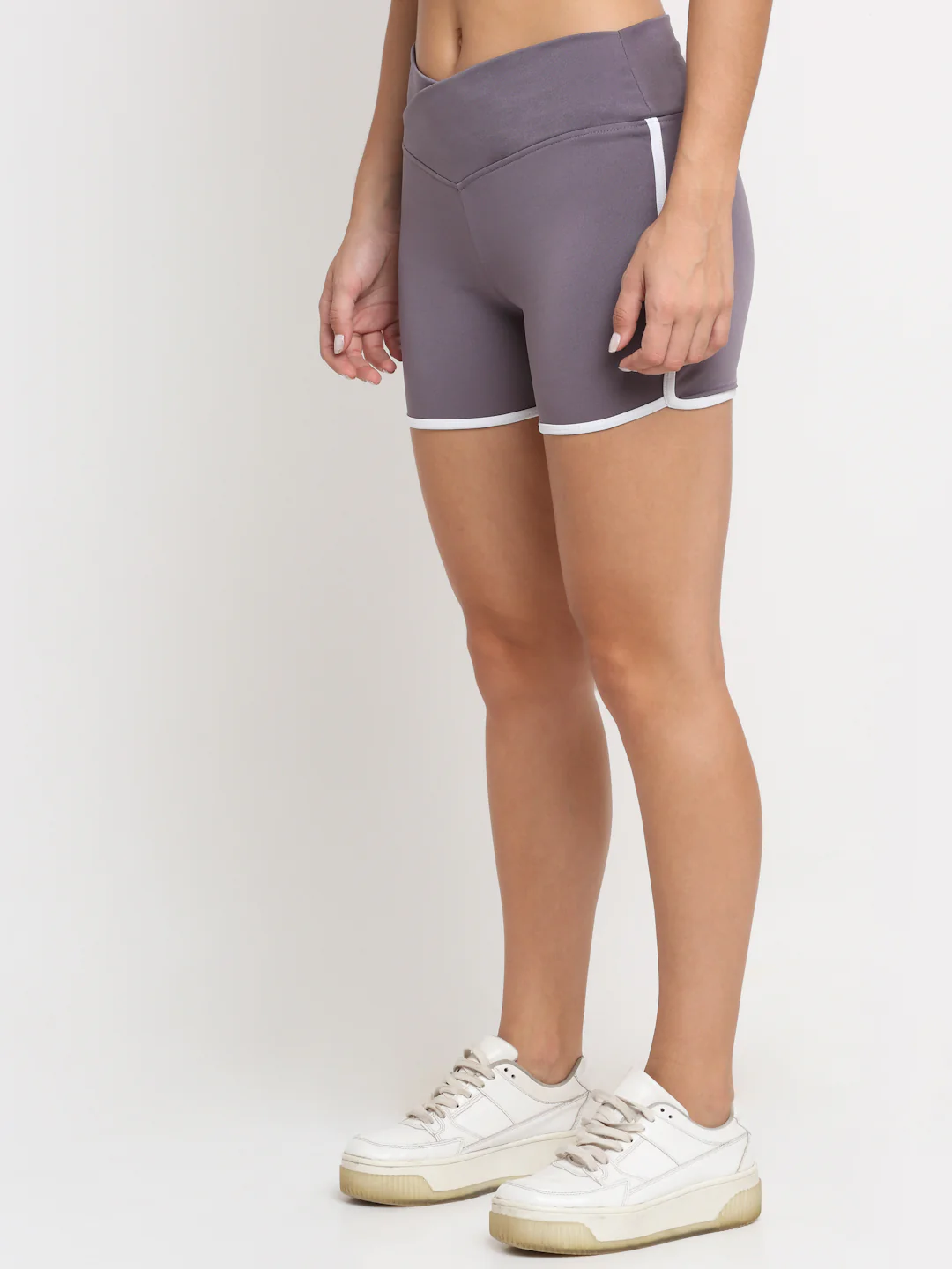Lavender Active Running Shorts - Image 3