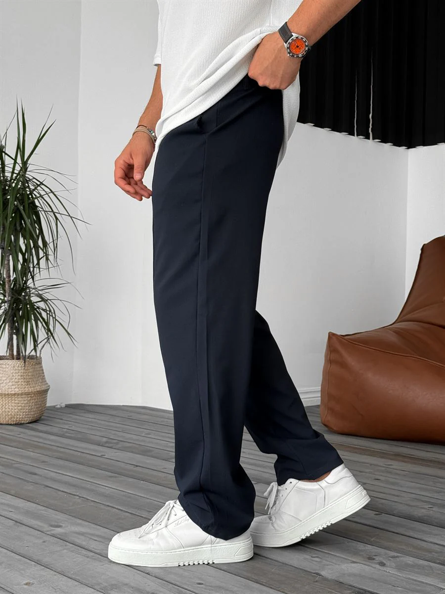 Office Straight Fit Pants - Image 16