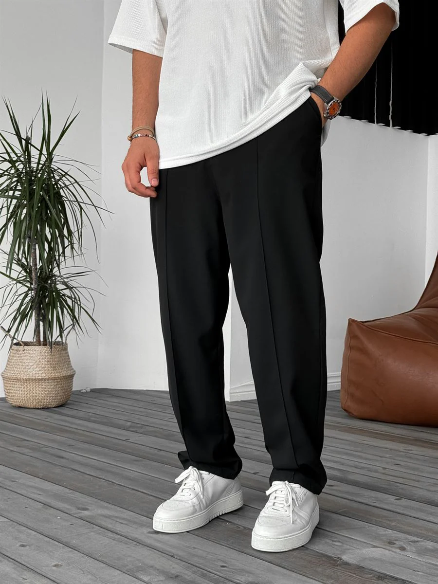 Office Straight Fit Pants - Image 7