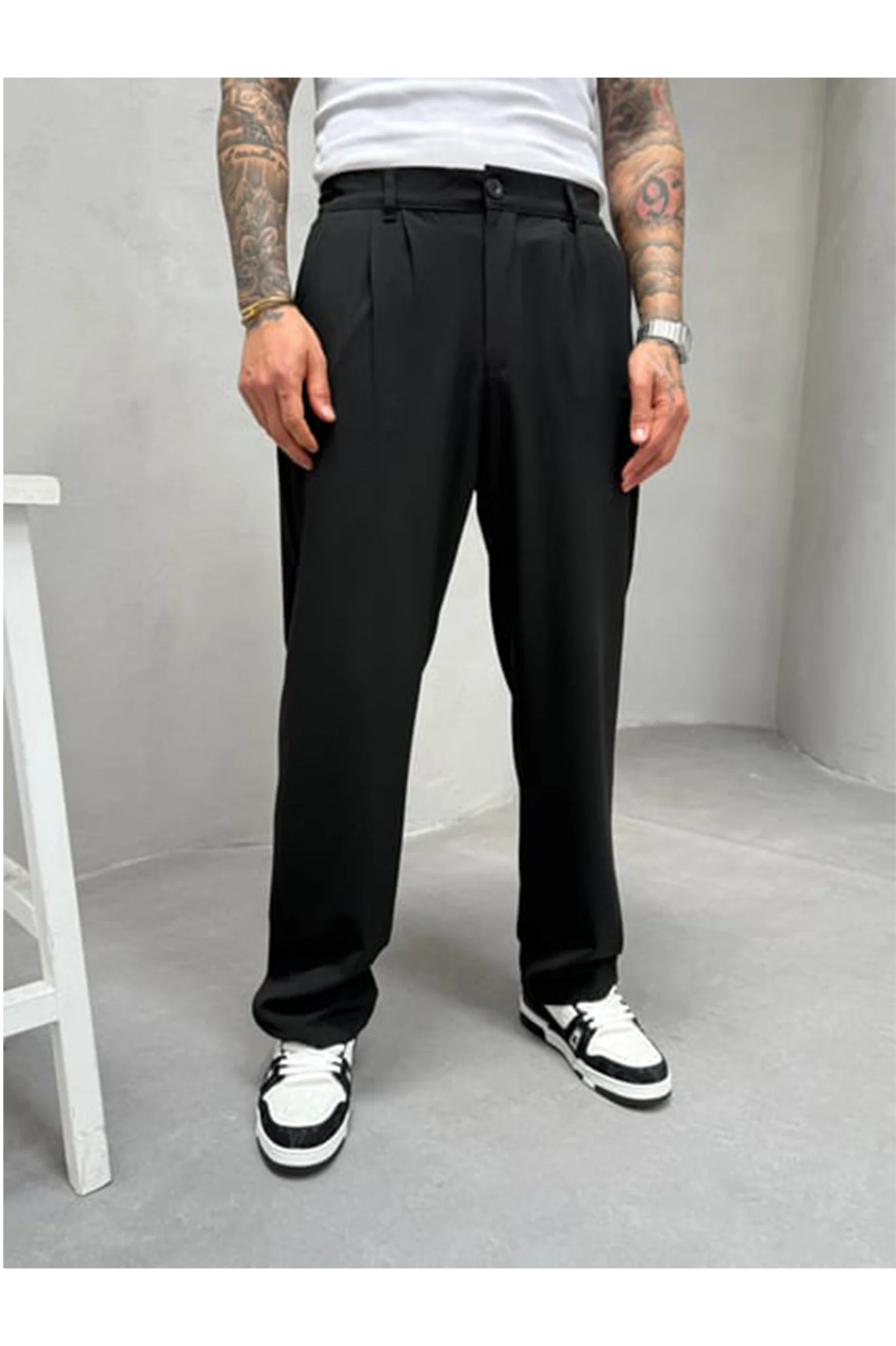 Pleated Office Pants - Image 13