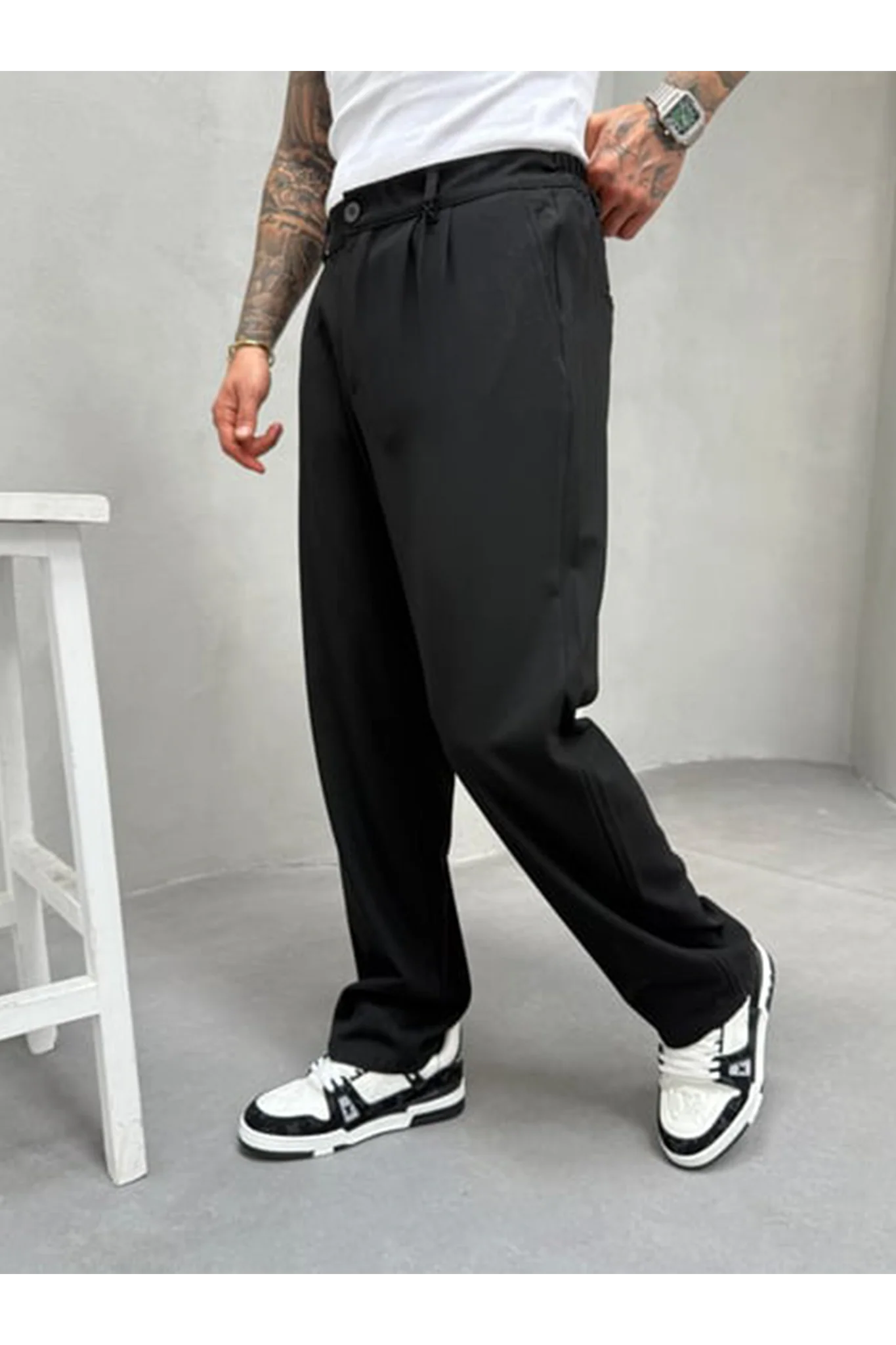 Pleated Office Pants - Image 16