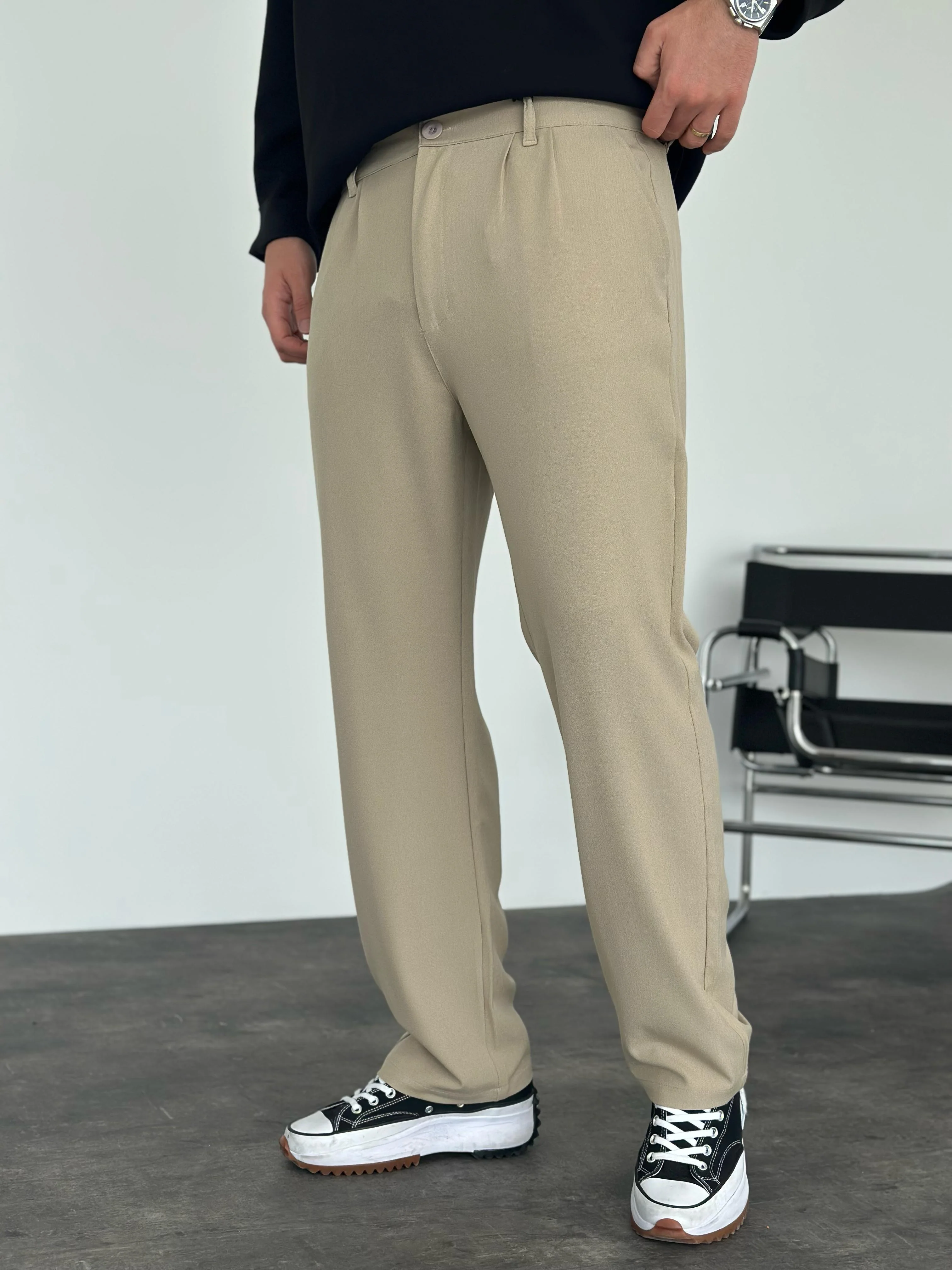 Pleated Office Pants - Image 5