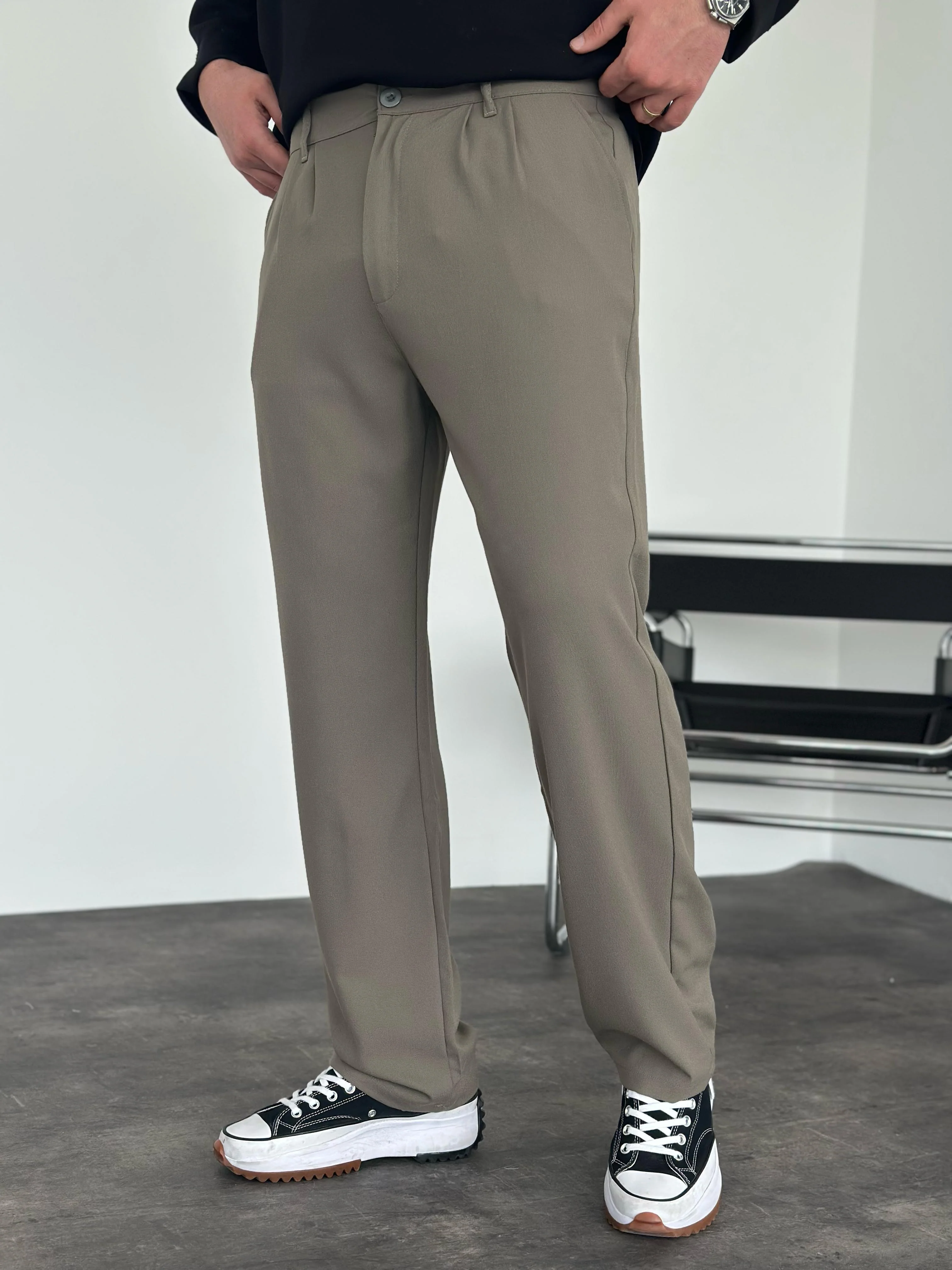 Pleated Office Pants - Image 7
