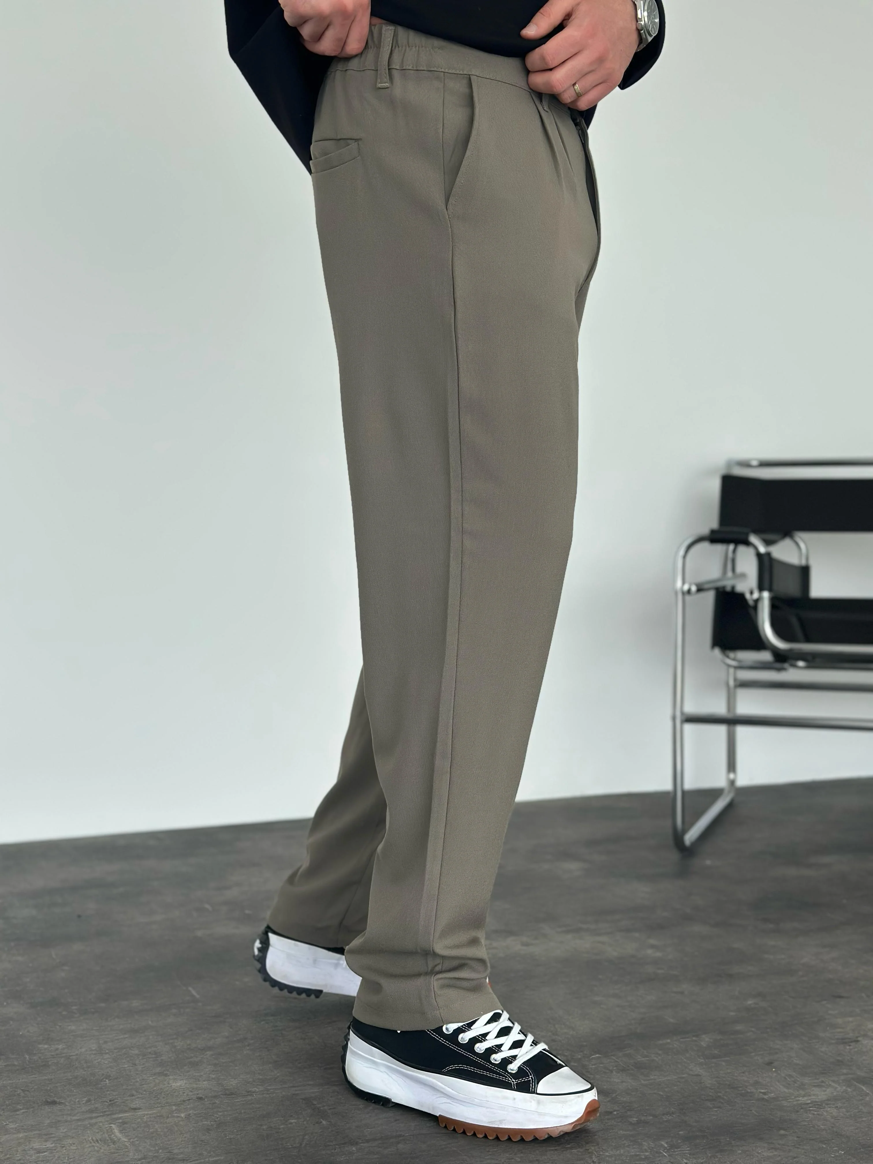 Pleated Office Pants - Image 8