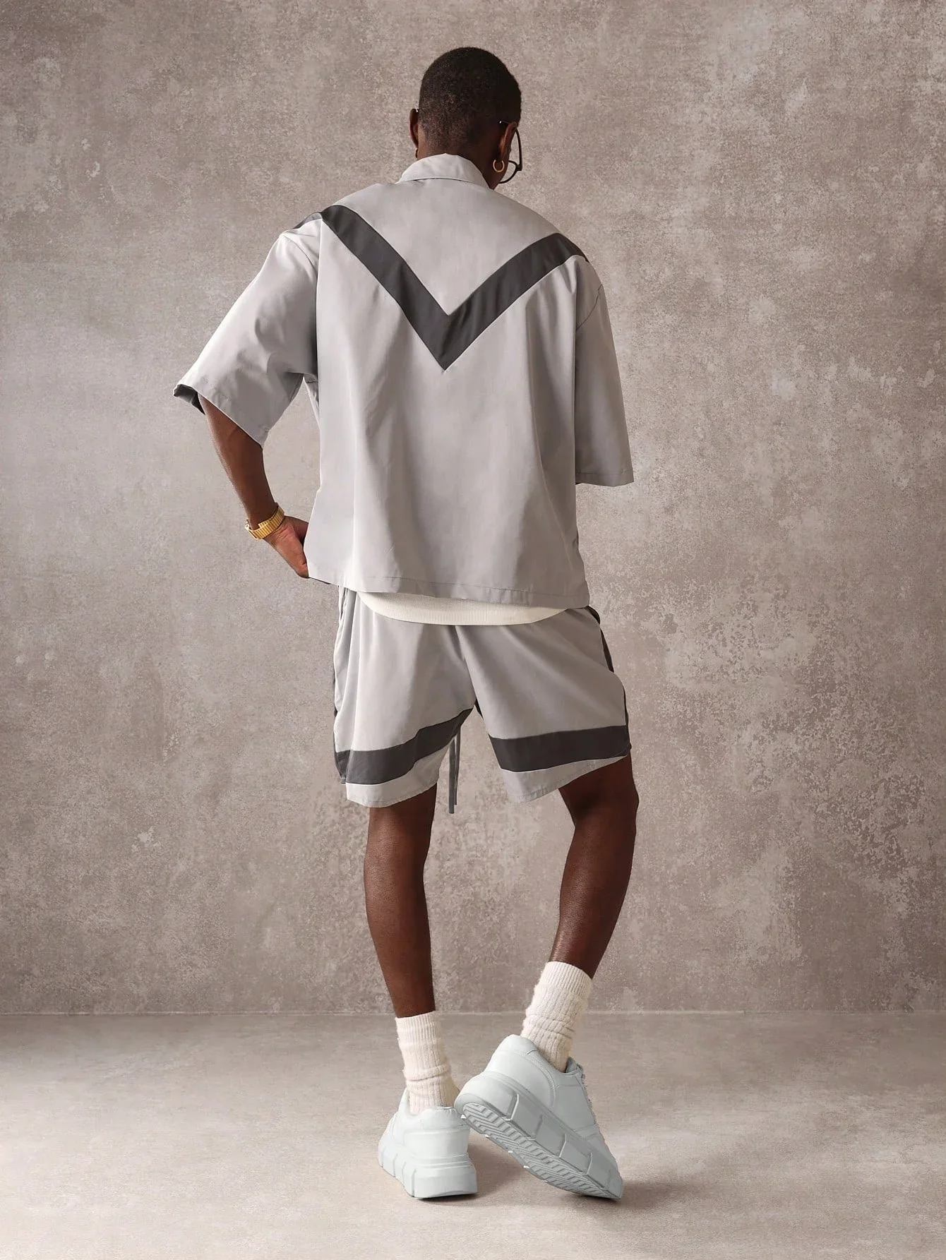 Short Sleeve Boxy Shirt and Shorts - Image 2