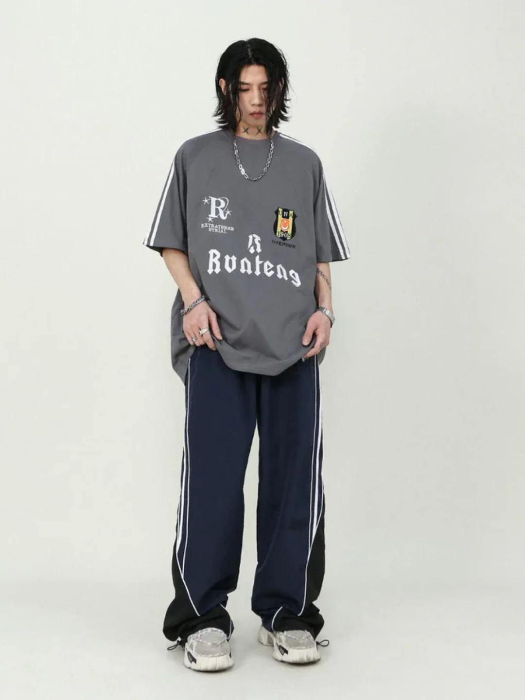 Striped Parachute Pants - Image 5