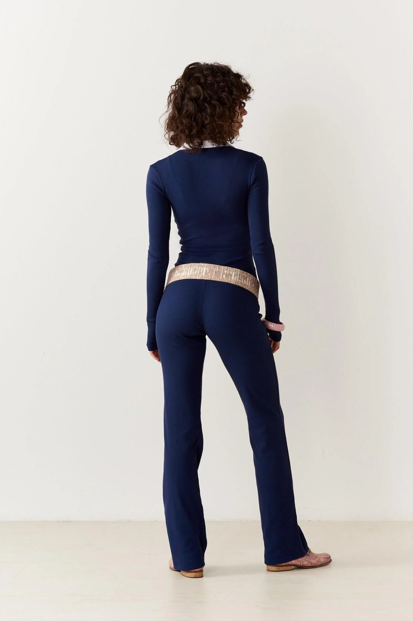 White Collar Catsuit - Image 5