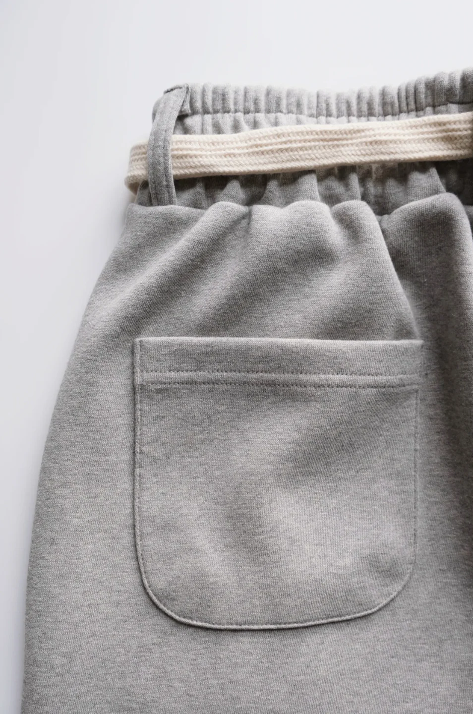 Wide Leg Pants With Cotton Belt - Image 8